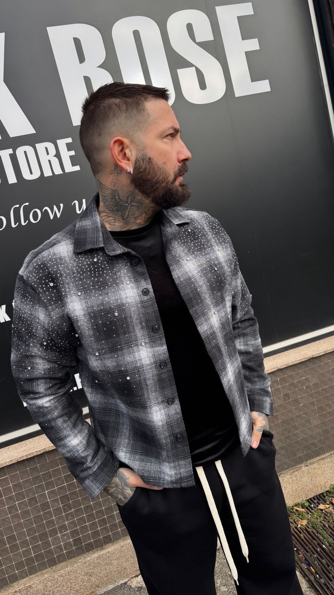 CAMICIA STARS CHECKED