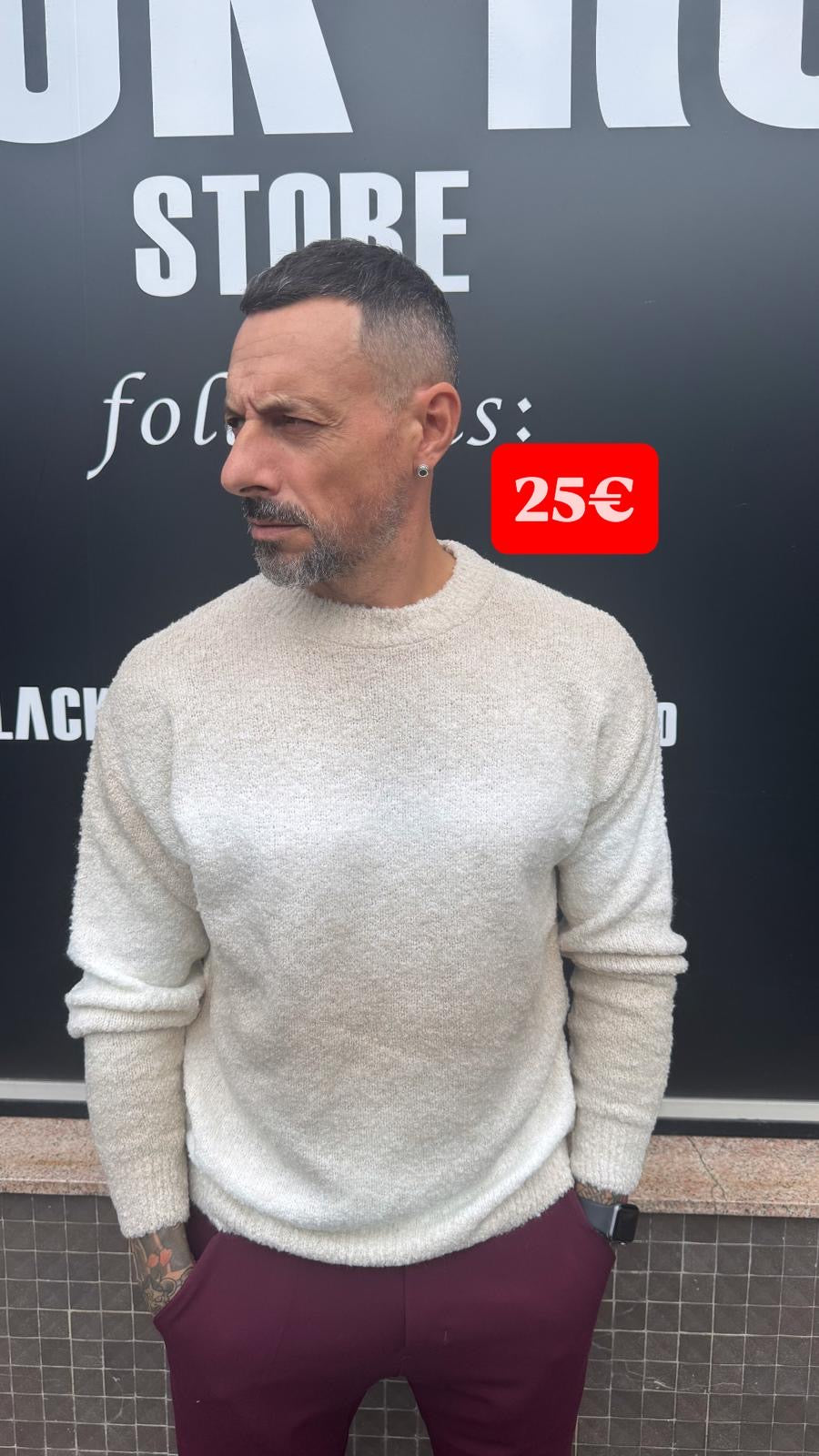 PULLOVER RAINBOW BIS