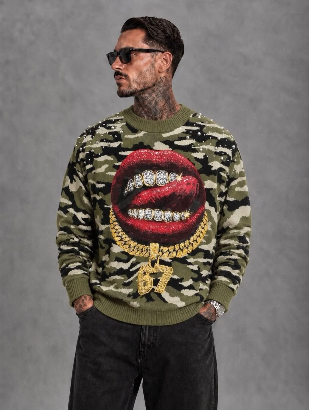 PULL CAMOU PRINT