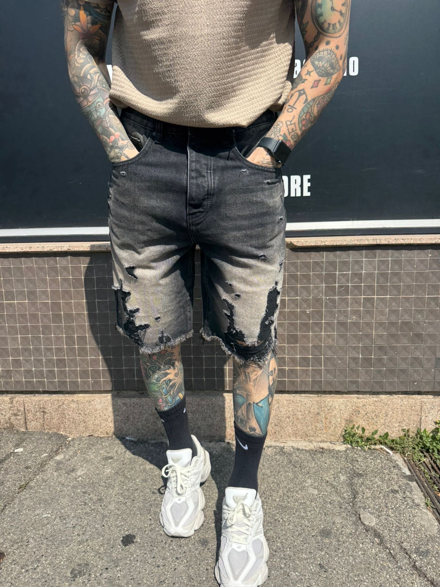 SHORTS DENIM CALHA