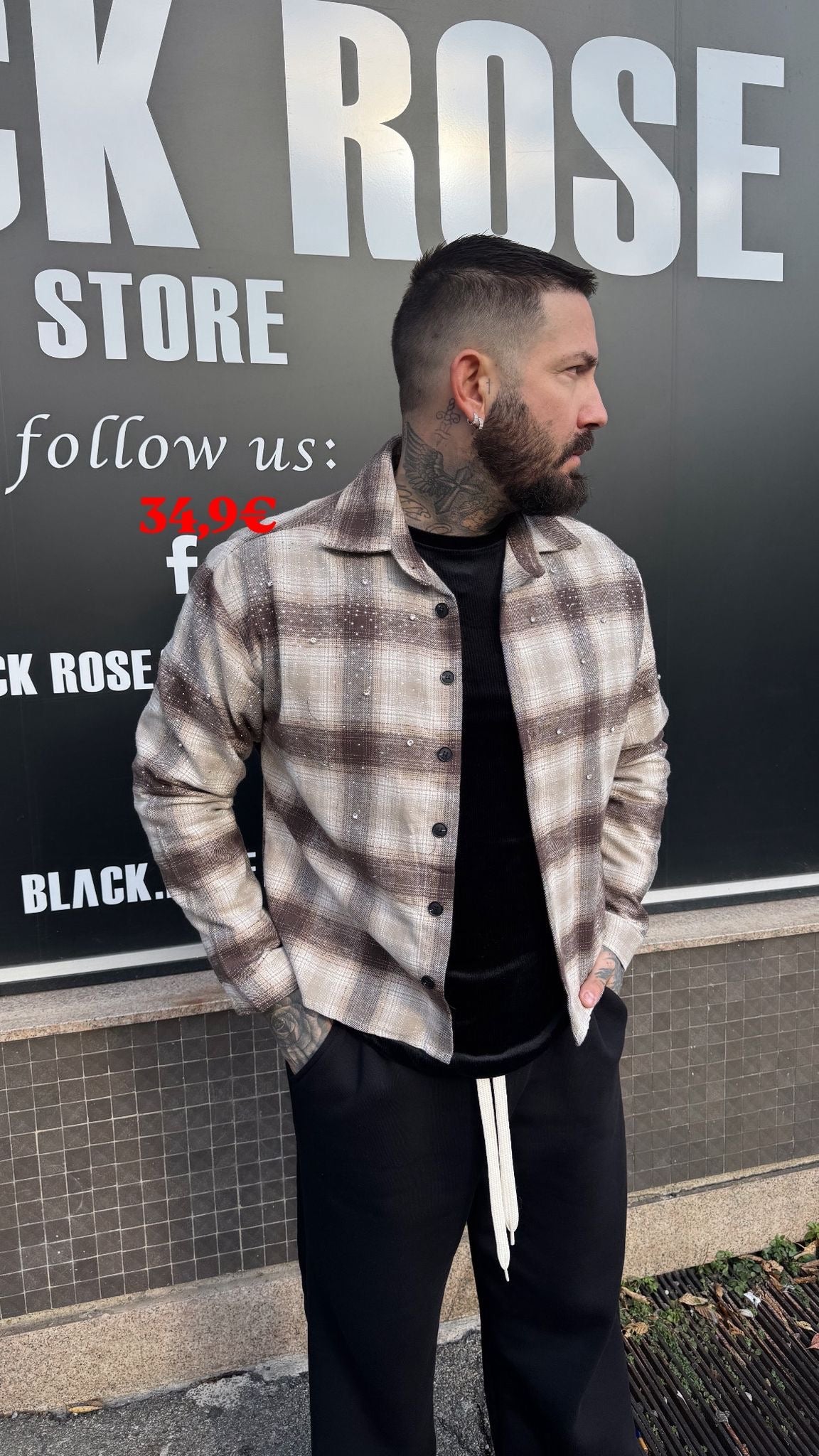 CAMICIA STARS CHECKED