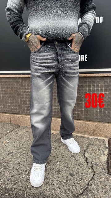 JEANS STONED STARS